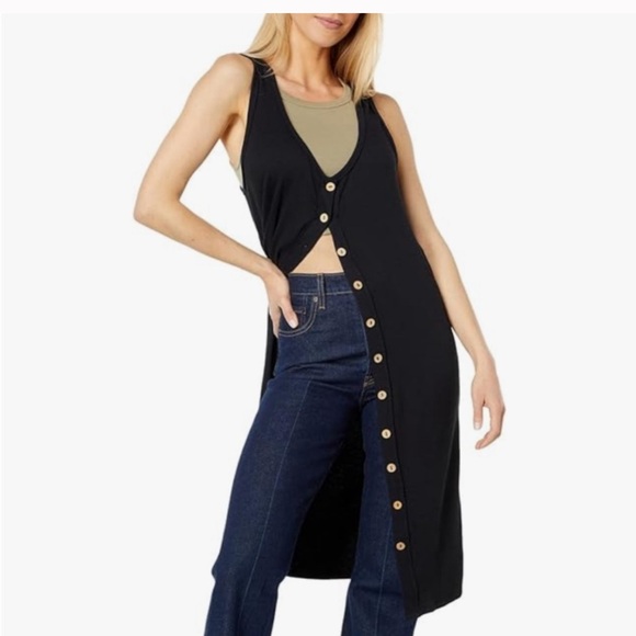 Free People Gia Long Vest/dress for Women black size small - Picture 2 of 11